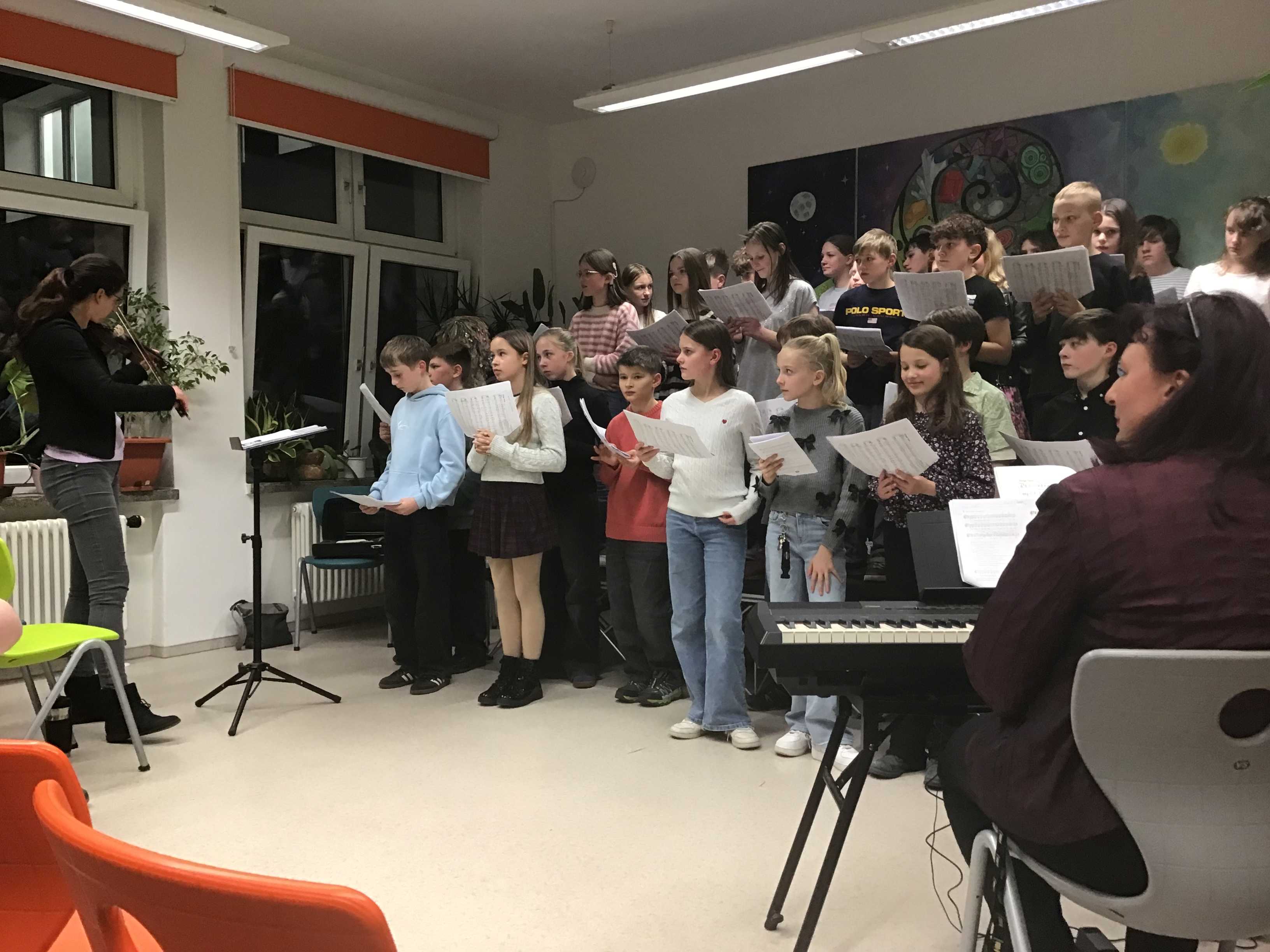 Unser Auftritt beim Singeprojekt