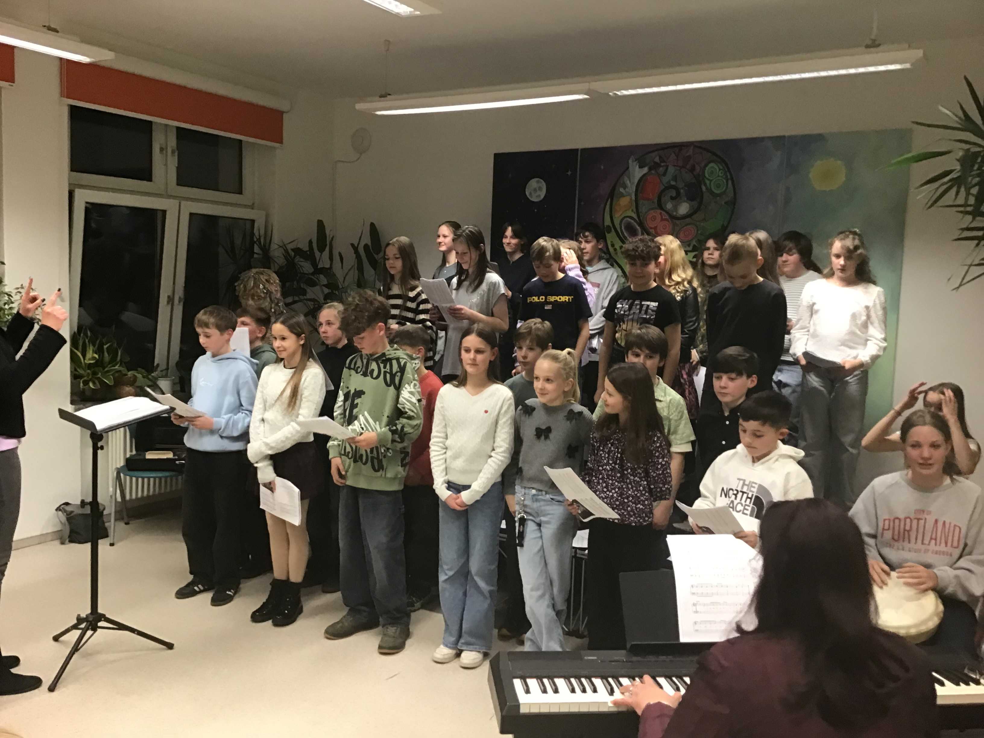 Singeprojekt in Klasse 5 und 6 - das Konzert